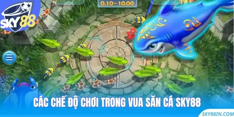 Các chế độ chơi trong Vua Săn Cá Sky88